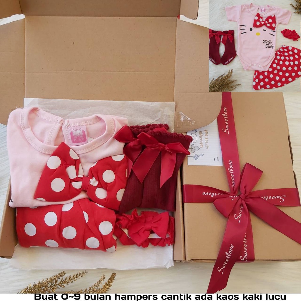 COD HAMPERS BAYI DRES TUTU PREMPUAN | KADO LAHIRAN | NEWBORN GIFT BOX | Banyak varian