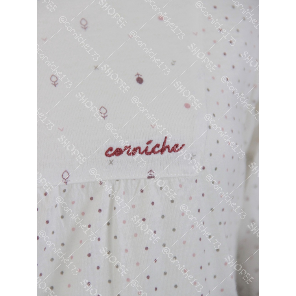 Corniche Sarina Polka Tee Off White - TK231445