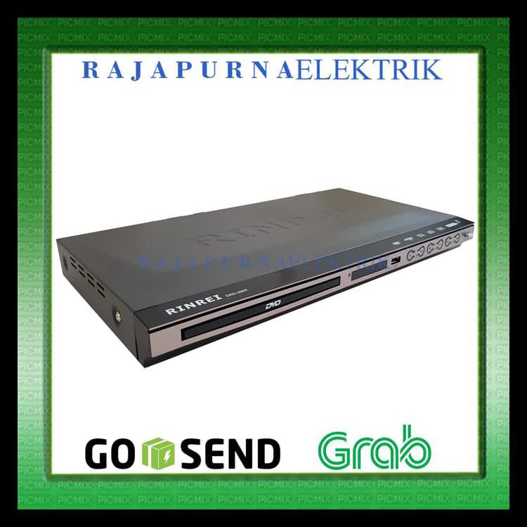 Terlaris Dvd Player Rinrei Besi Drn-566R Optik Samsung 100% New Termurah - Hitam Berkualitas