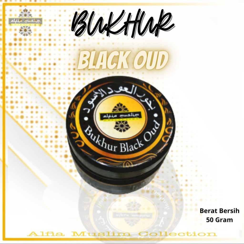 Bakhor Buhur Gahru Black Oud Pengharum Ruangan Saudi