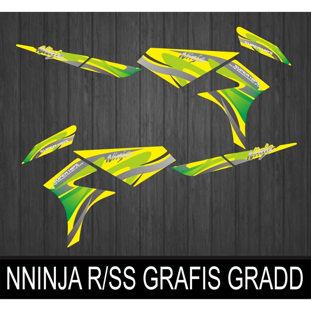 STIKER STRIPING MOTOR NINJA R/SS GRAFIS GRADD