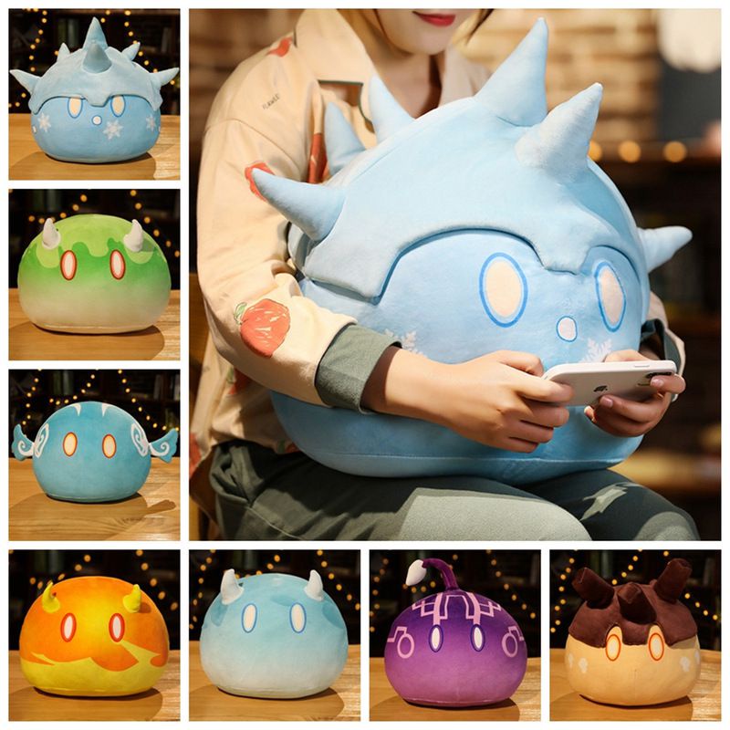 Genshin Impact Slime Stuffed Toy Plush Dolls Throw Pillow Toys Cartoon Gift