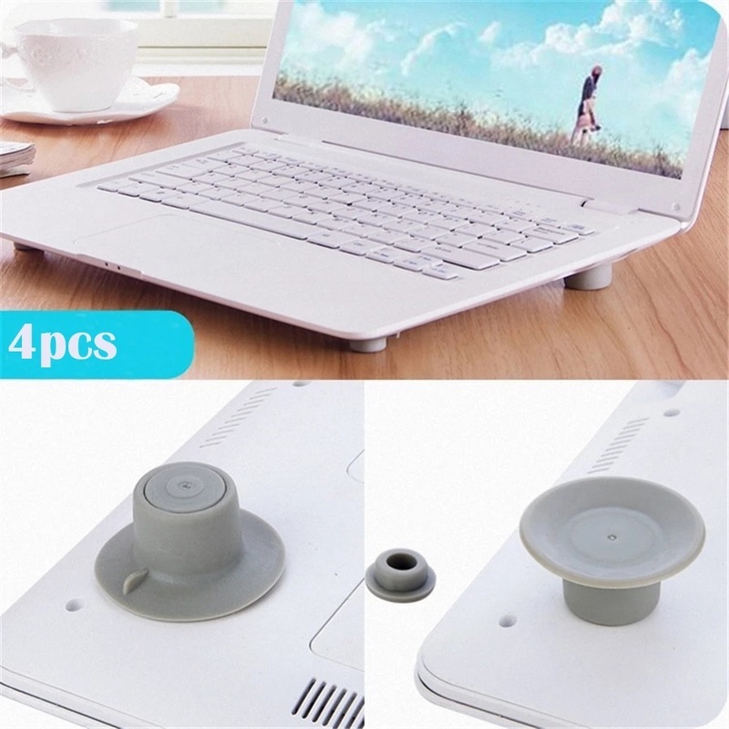 Hot Sale/4Pcs/Set Soft PVC Alas Pendingin Laptop/Laptop Anti-Slip Cooling Pad/Stand Laptop/Kaki Pendingin Untuk Semua Laptop