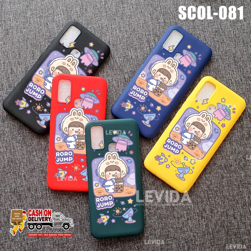SCOL-081 Silikon Gambar Case Karakter Infinix Hot 4 Infinix Hot 8 Infinix Hot 9 Infinix Hot 9 Play