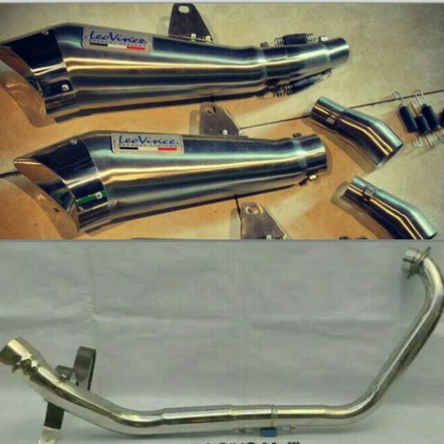 Knalpot RACING leovince CBR150 CB150 XABRE R15VV3 OLD VIXION TIGER VERZA SONIC SATRIA NINJA RR MONO