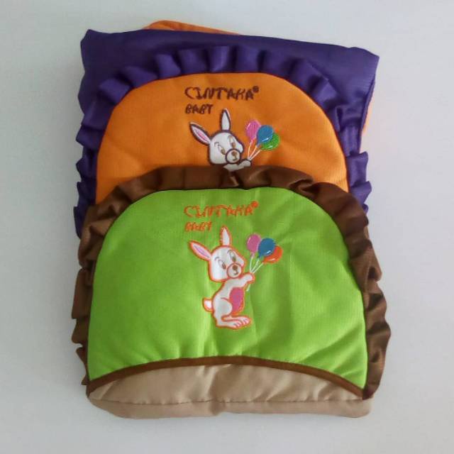 GENDONGAN SAMPING TOPI + SAKU DF BORDIR RABBIT CINTAKA TCG7303