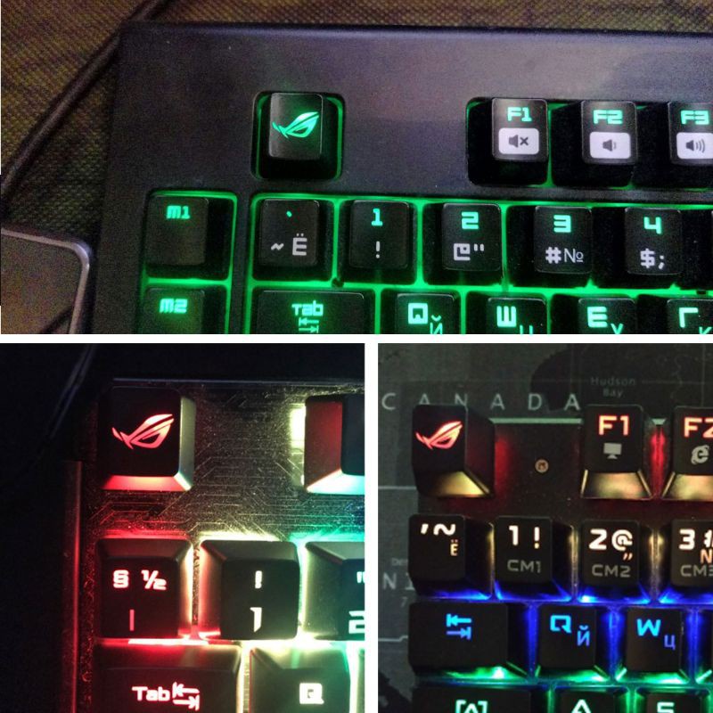 Cre 1pc Keycap Keyboard Mekanikal R4 Diy Bahan Abs Dengan Backlit