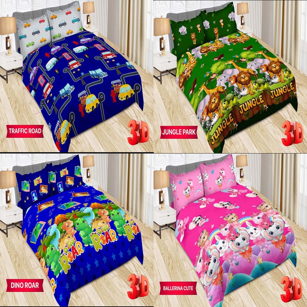Sprei Bonita Original king or queen Size 180x200 atau 160x200 (boleh COD) New Motif anak2