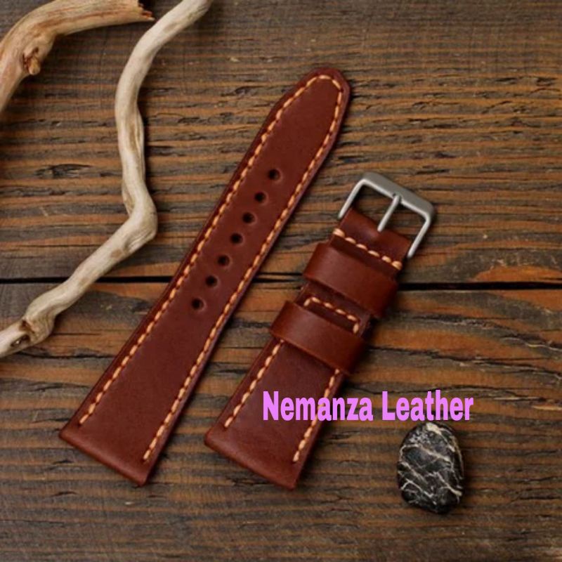 strap tali jam tangan kulit asli garut. tali jam kulit asli handmade.NL79
