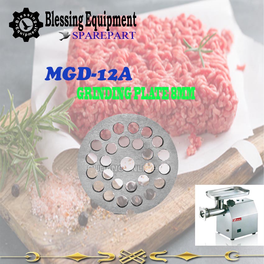 MGD-12A Sparepart Grinding plate 8MM Meat Grinder Fomac