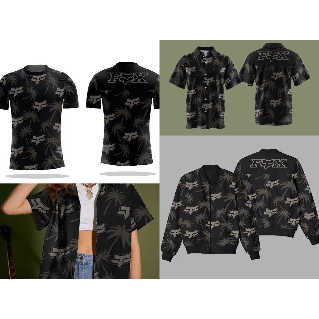 KAOS FOX RACING KEMEJA FOX KEMEJA RACING KAOS RACING BASEBALL FOX art 5 PRINTING SUBLIME