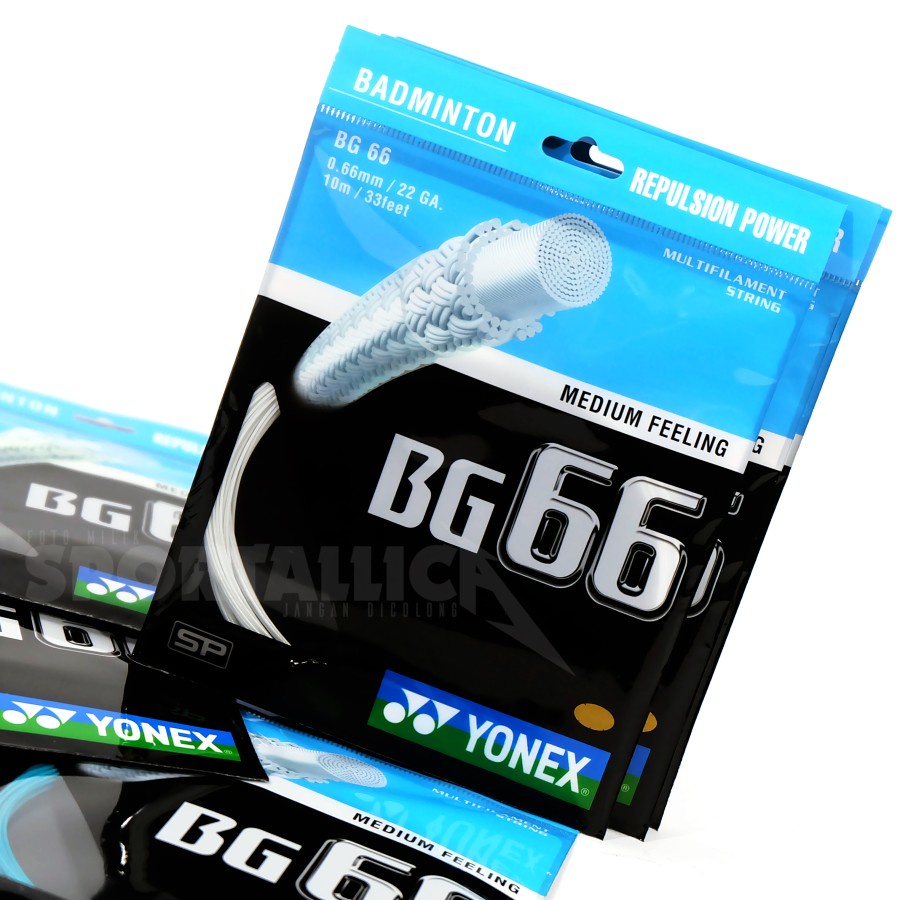 SENAR BADMINTON - SENAR YONEX BG 66 / BG66 SUNRISE SP ORIGINAL 100%