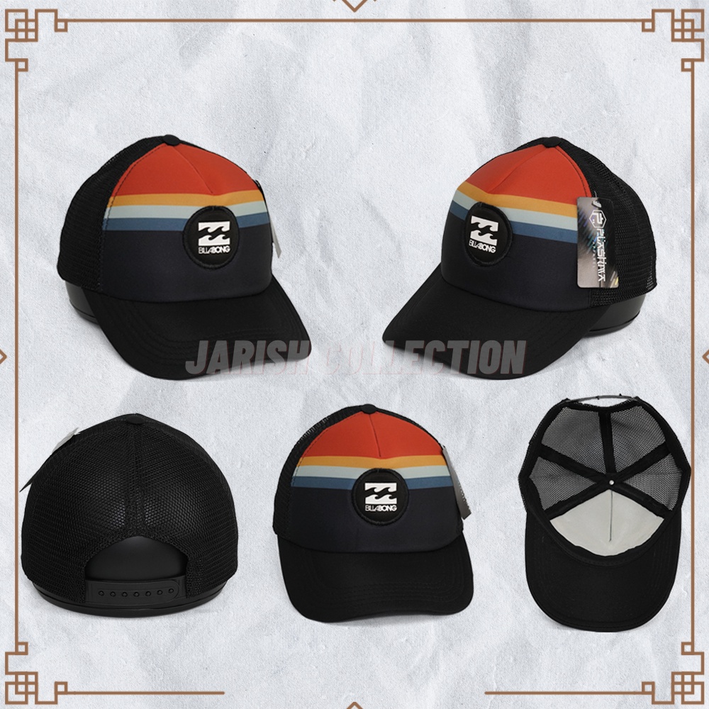 Topi Baseball Distro JARING TRUCKER Logo Distro Random Pria Wanita Topi Hitam Jaring Polos Logo NY Topi Logo Billa Bong QuickSilver Vans Volcom Converse Oakley Stussy DC Vans Topi Anak Laki Laki Perempuan Topi Pantai Topi Olahraga Sport Murah