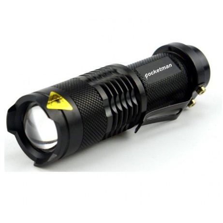 Senter Camping Anti Air Pocketman Senter LED Flashlight 2000 Lumens