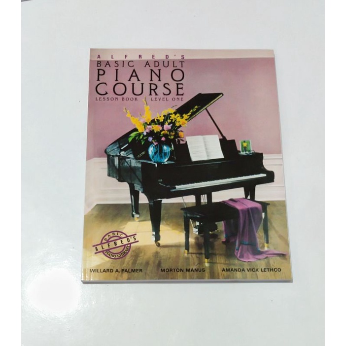 Alfred Basic Adult Piano Course Lesson book 1 2 3 Buku piano pemula dewasa