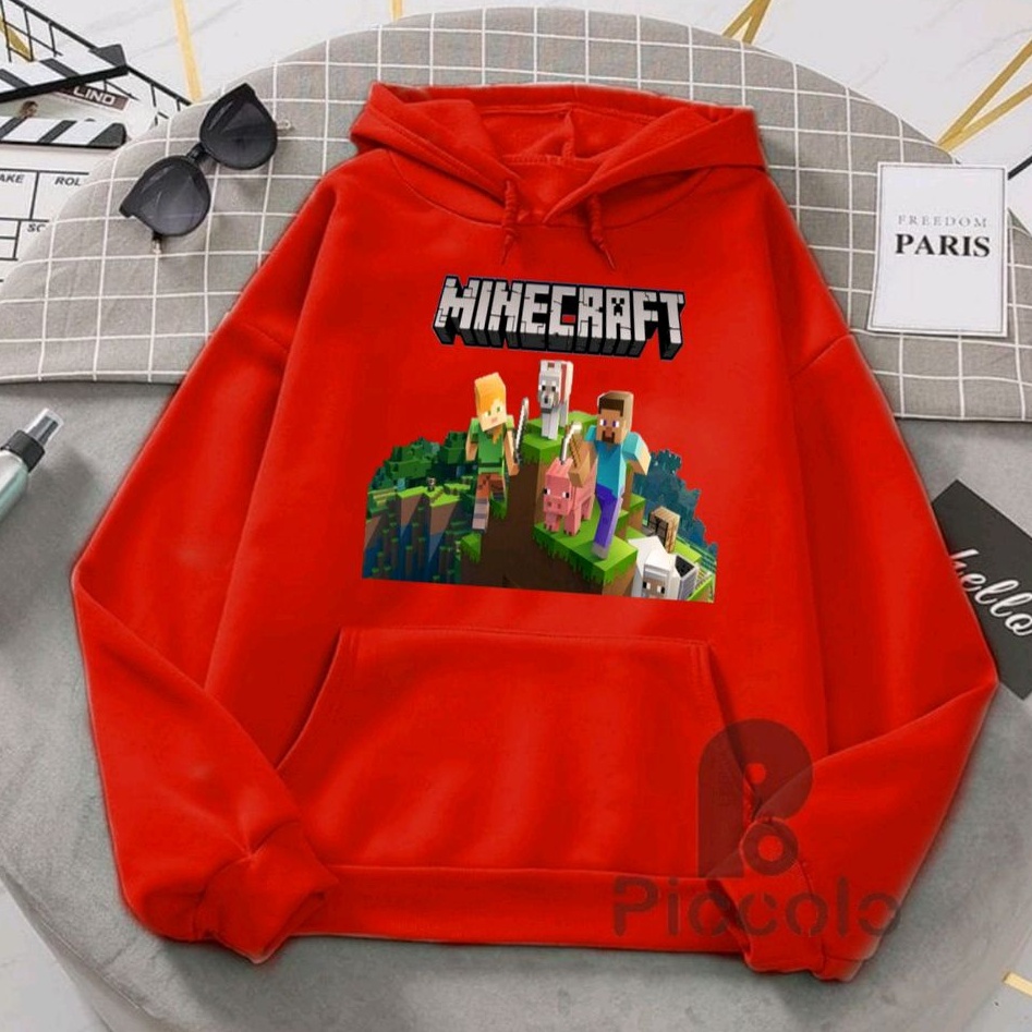 BAJU ANAK HOODIE ANAK MINECRAFT BAHAN PREMIUM