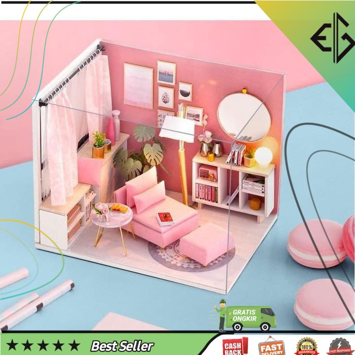 Promo Mainan Rumah Rumahan Miniatur Anak House Doll Barbie Boneka Mini 3 Limited