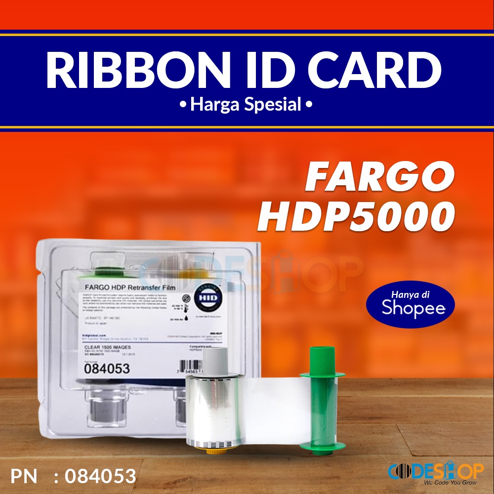 RIBBON ID Card Fargo HDP5000 PN: 084053 150 PRINT SISI