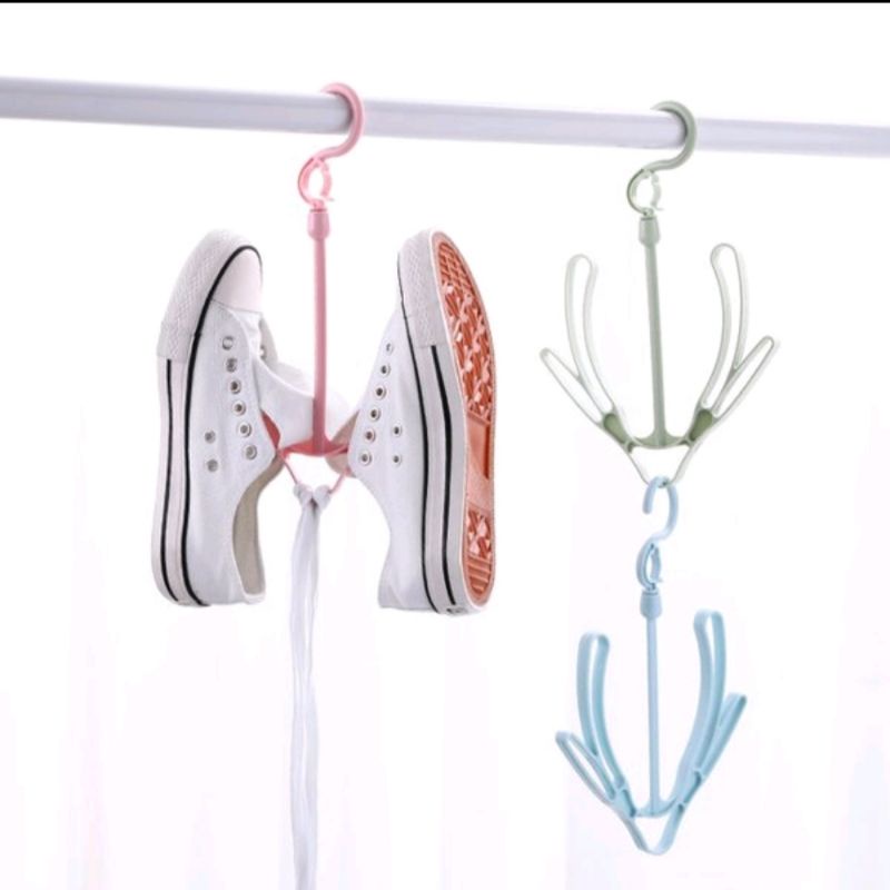 Hanger Sepatu Sandal / Gantungan Jemur Sepatu Sandal / Shoes Hanger / Serba guna