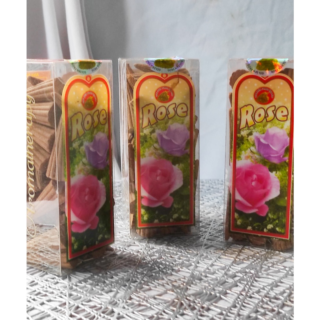 dupa aromatherapy kerucut ORI MALAY GOLDEN FROG Rose pengharum ruangan wewangian rumah