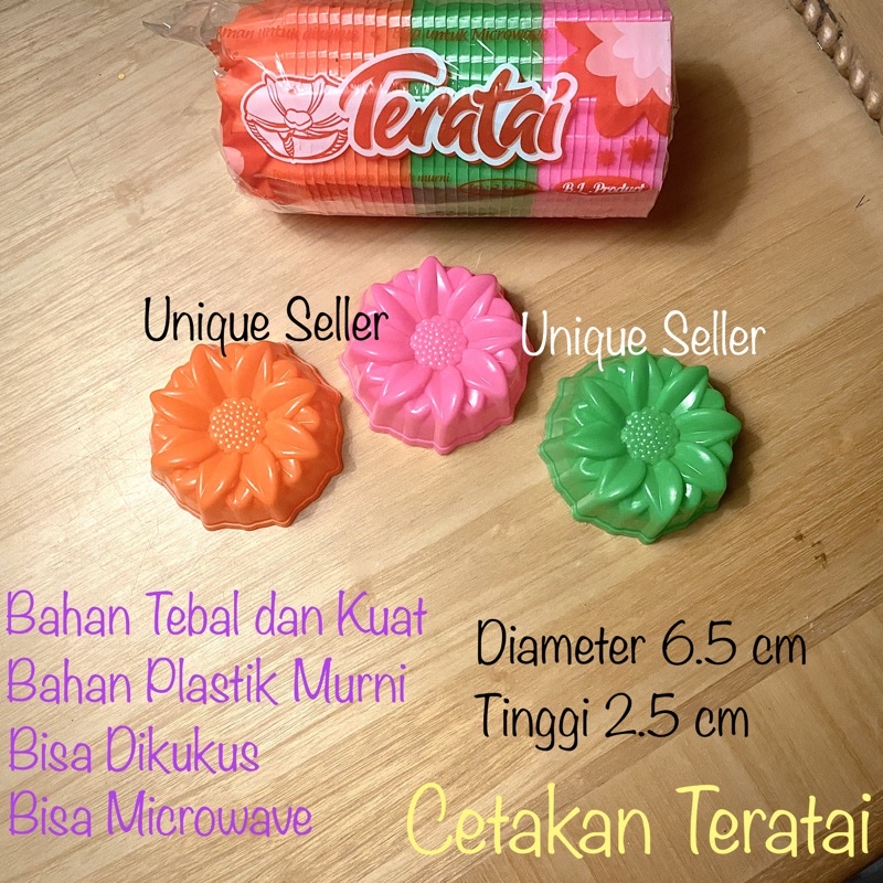 Cetakan Kue Teratai Plastik isi 12 / Cetakan Bunga Teratai Lotus / Cetakan Puding Lotus / Cetakan Pudding Agar Jelly / Cetakan Putu Ayu / Cetakan Bolu Teratai Lotus BL Product