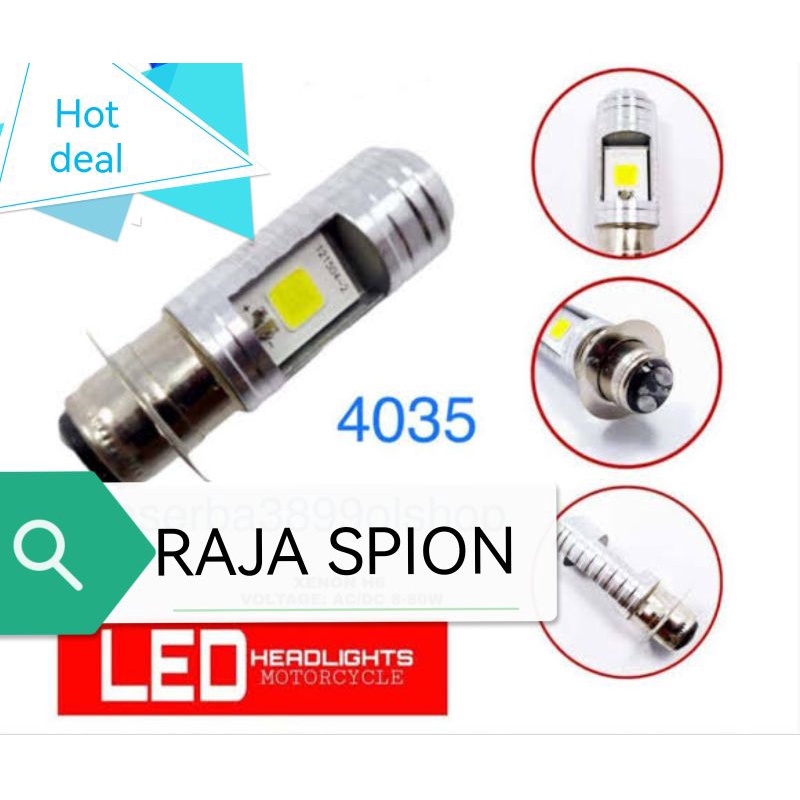 lampu depan k1 h6 led/lampu depan led murah/lampu depan motor led/dop h4 led