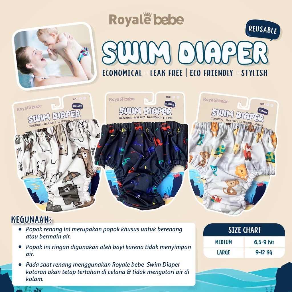 Royale Bebe Swim Diaper