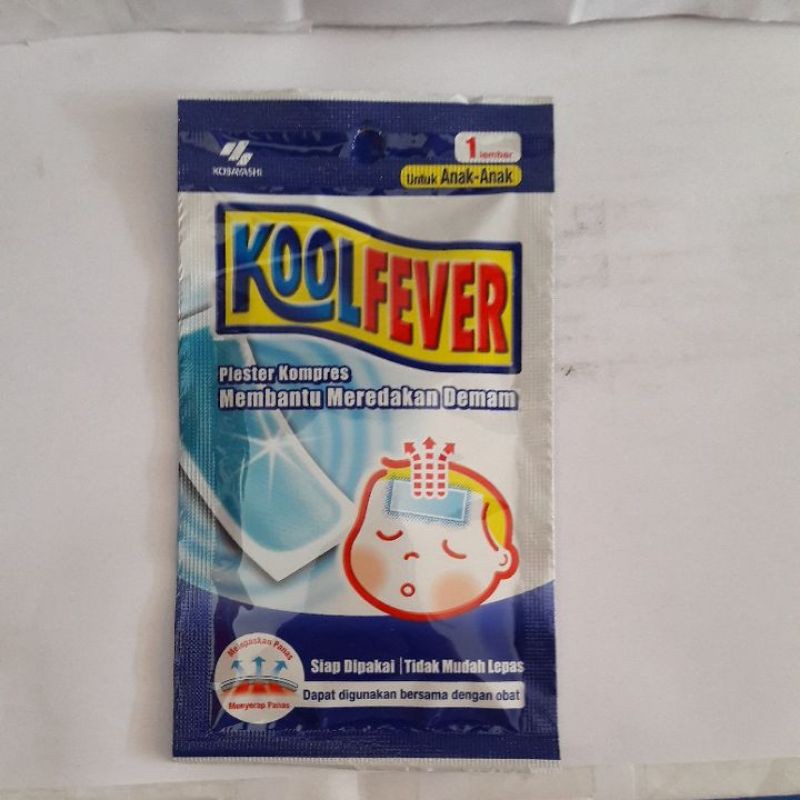 koolfever anak kompres/plester penurun panas/demam