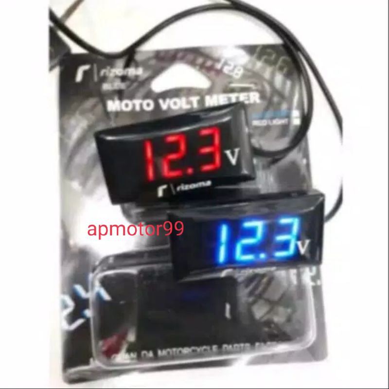 Volt meter Aki Motor,amper aki digital