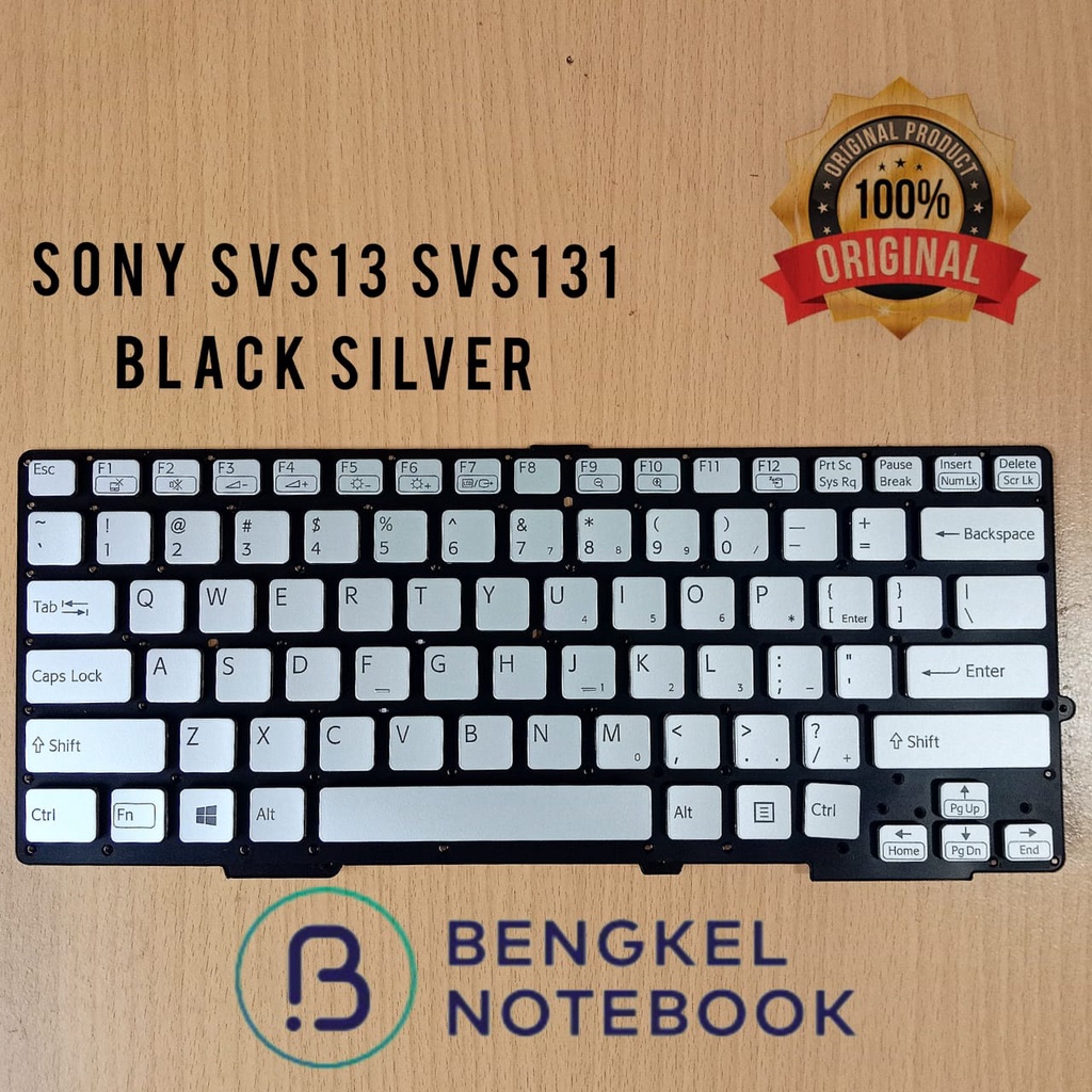 Keyboard Sony SVS13 SVS131 Black Silver