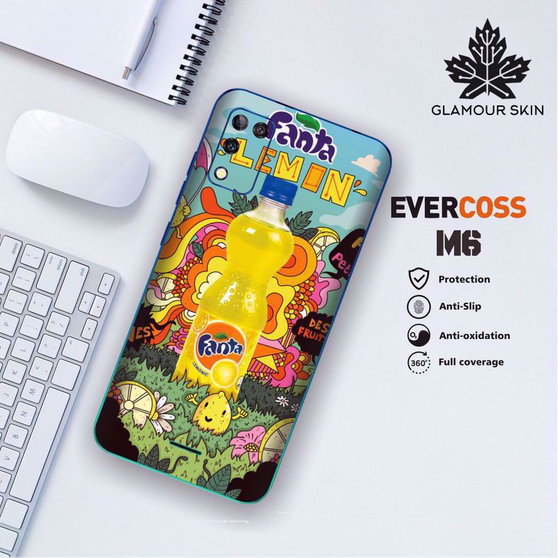 *(Dapat2PCS)* EVERCOSS M6 Garskin Case/Stiker Protector Motif FANTA