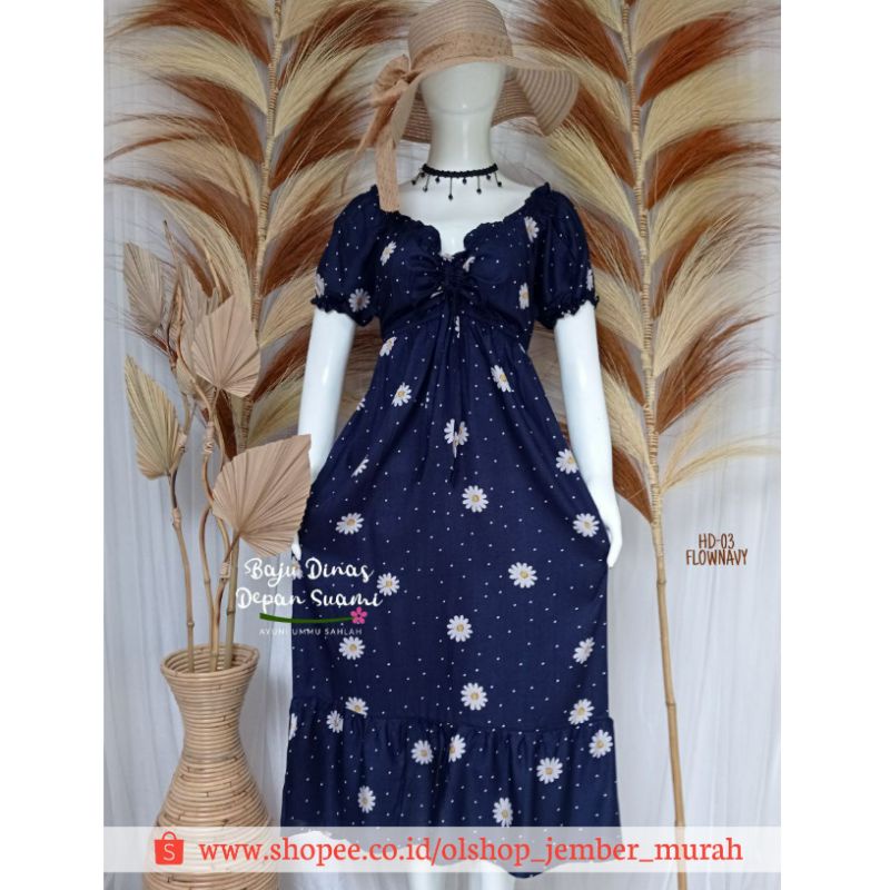 DASTER KEKINIAN MOTIF BUNGA HD 03 BDDS - DASTER RAYON PREMIUM BEST SELLER - DASTER NEW COLLECTION BD