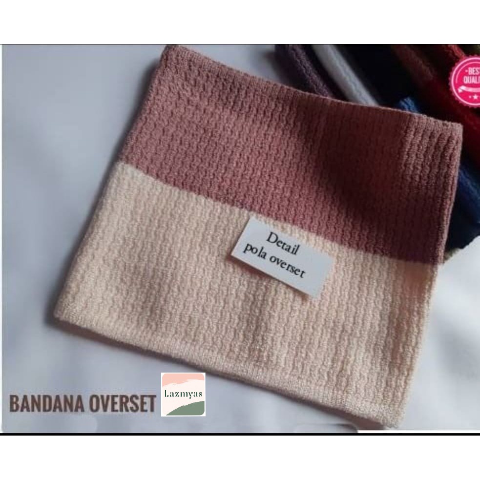 Bandana Ciput Rajut Pola Overset Anisa Premium 2