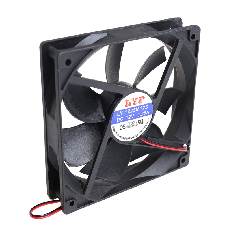 Cre 120x120x25mm Kipas Pendingin CPU Untuk DC 12V 2pin Silent Cooling Fan CPU Cooler Chassis Radiator Untuk Kipas Komputer Desktop