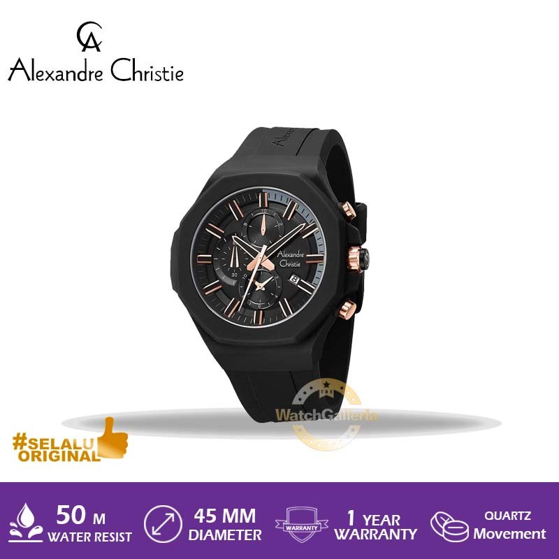 Jam Tangan Alexandre Christie  AC 6590 MC RIPBARG AC 6590 MCRIPBARG Original Murah Bergaransi Resmi 