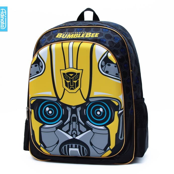 Tas Gendong Anak Cowok Laki Kecil Tk Sd Smp Sma Dan Sekolah Perem XH939 Transformers Robot Backpack