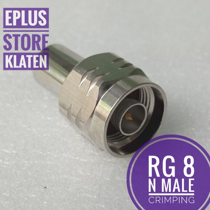 Konektor Rg8 N Male Crimp RG 8 Crimping iner Gold Connector KN103