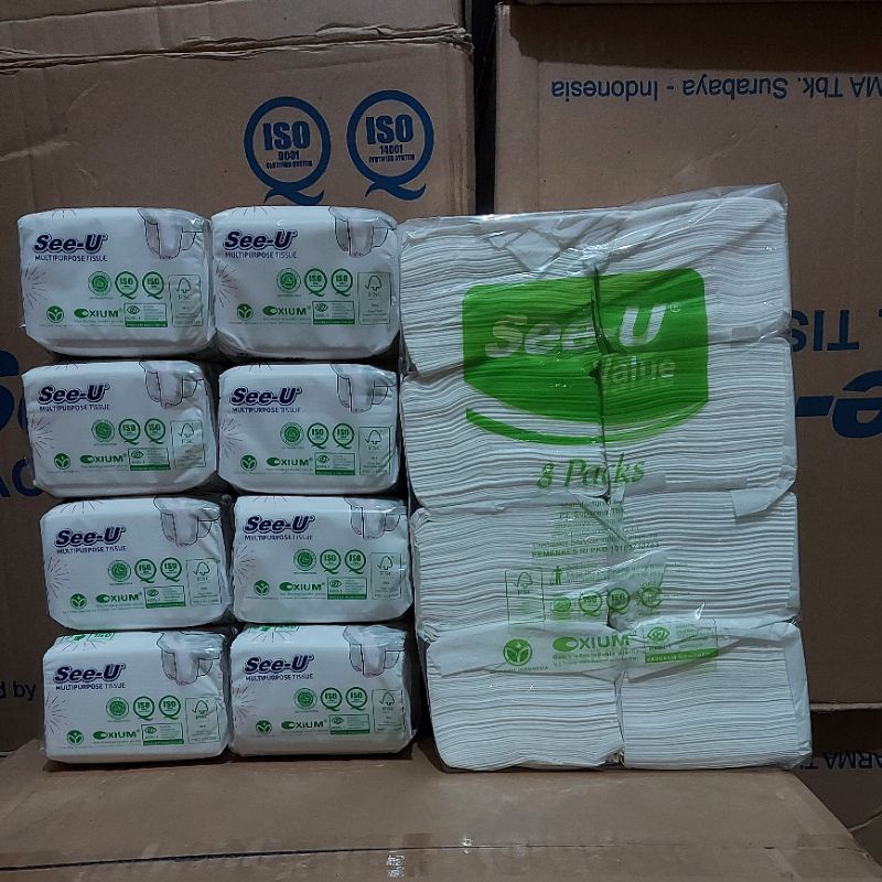 Tissue see u pop up value n pop sweetties harga untuk 1pack isi 8 kotak tisu-3