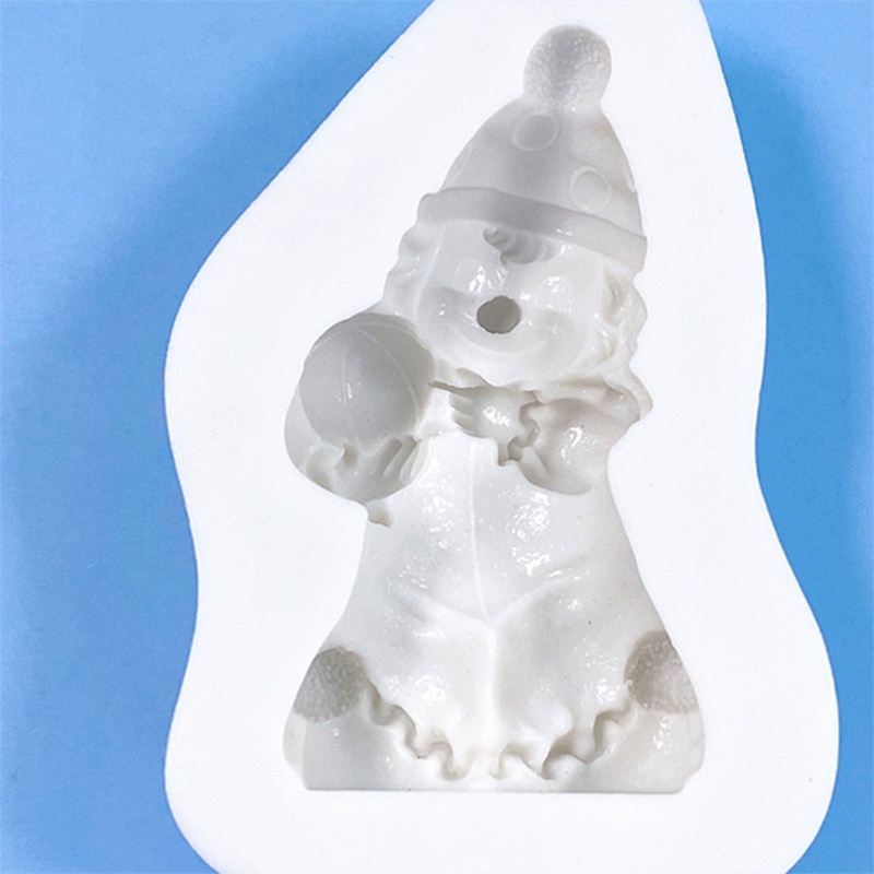 Zzz Cetakan Kue / Coklat / Permen / Es Batu Bentuk Badut Halloween Bahan Silikon