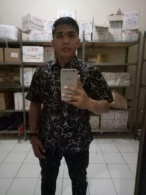 Size M L Xl Xxl Xxxl Bswart Batik Hrb026 Kenongo Hem Pendek Padi Pekalongan M L Xl Batik Pria Murah