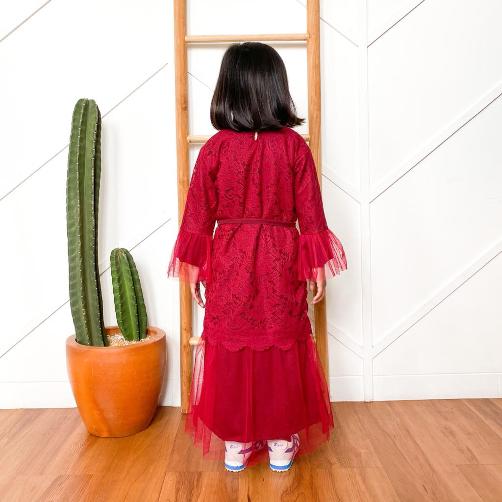 Humaira Kids - gamis pesta / dress anak/ brukat anak / dres kondangan anak / gamis anak / baju pesta