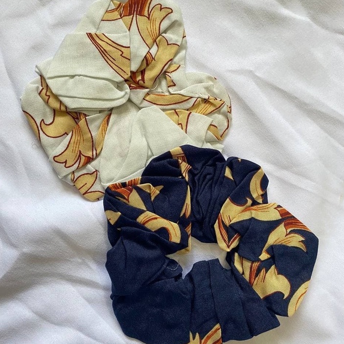 scrunchies motif scruncies kunciran cantik kunciran perempuan kunciran rambut