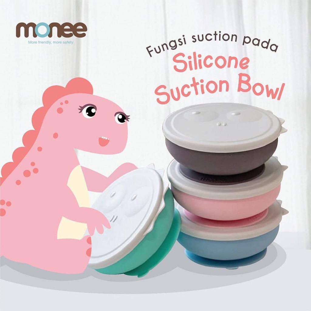 Monee Kids Silicone Bowl Mangkuk Makan Bayi anak