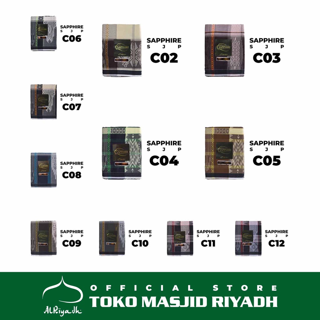 Sarung Sapphire Motif SJP Jacquard Polos