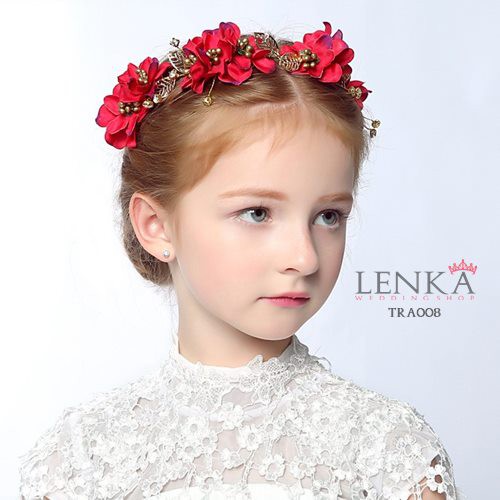 [SIAP KIRIM] Tiara Rambut Bunga Pesta Anak l Lenka - TRA008