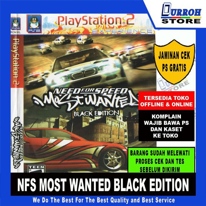 Kaset Game Ps2 Nfs Most Wanted Black Edition No Cover Shopee Indonesia