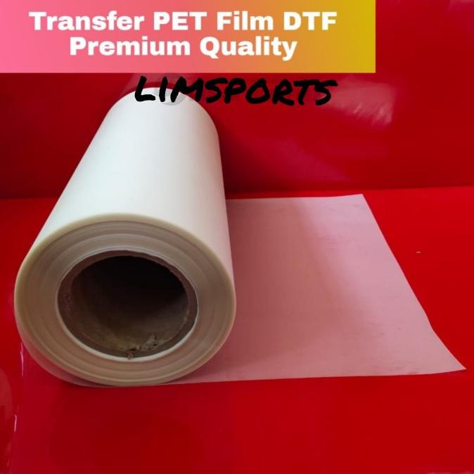 

Transfer PET Flim DTF lebar 30cm Premium Meteran / Kertas Sablon Digit limspoly48 Segera Beli