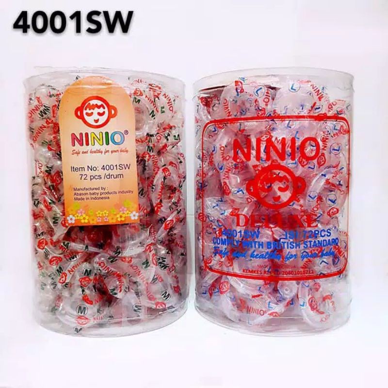 NINIO DOT SILICONE / NINIO DOT BOTOL SUSU BAYI NINIO ECER ukuran S , M , L