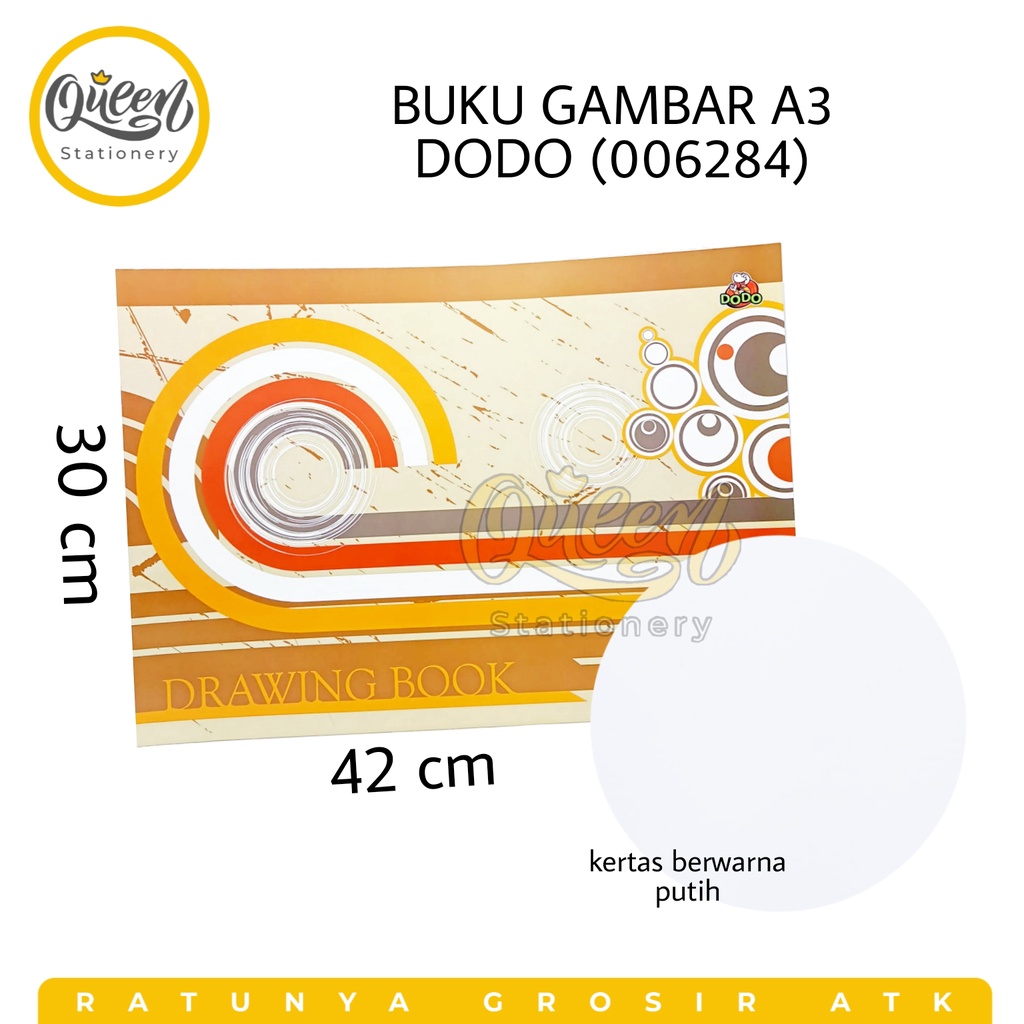 

1 PCS (8 LEMBAR) BUKU GAMBAR A3 DODO / DRAWING BOOK / BUKU GAMBAR BESAR (006284)