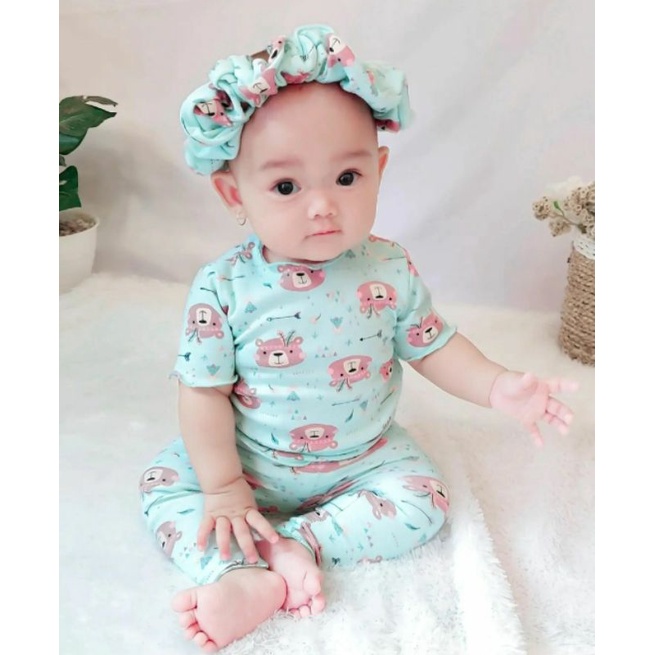 Gummy Setelan Baju Leging Bayi dan Anak Perempuan